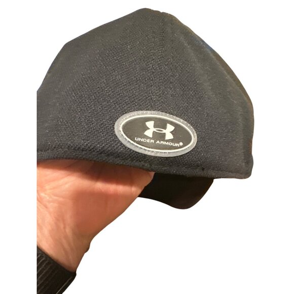 Under Armour Black Fitted Hat LG/XL Mens Stretch Fit - Picture 3 of 5
